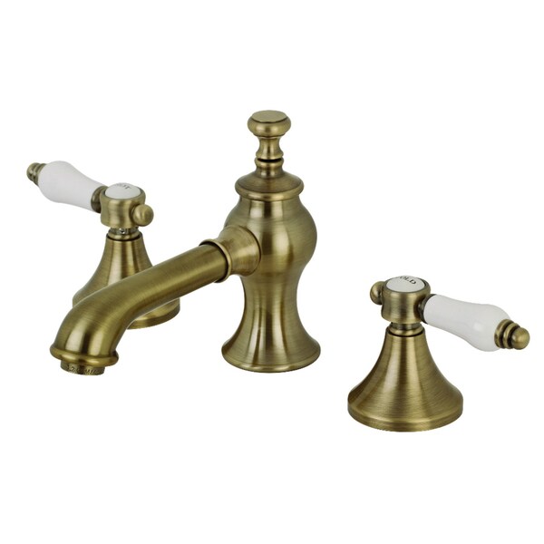 KC7063BPL Bel-Air 8" Widespread Bathroom Faucet, Antique Brass